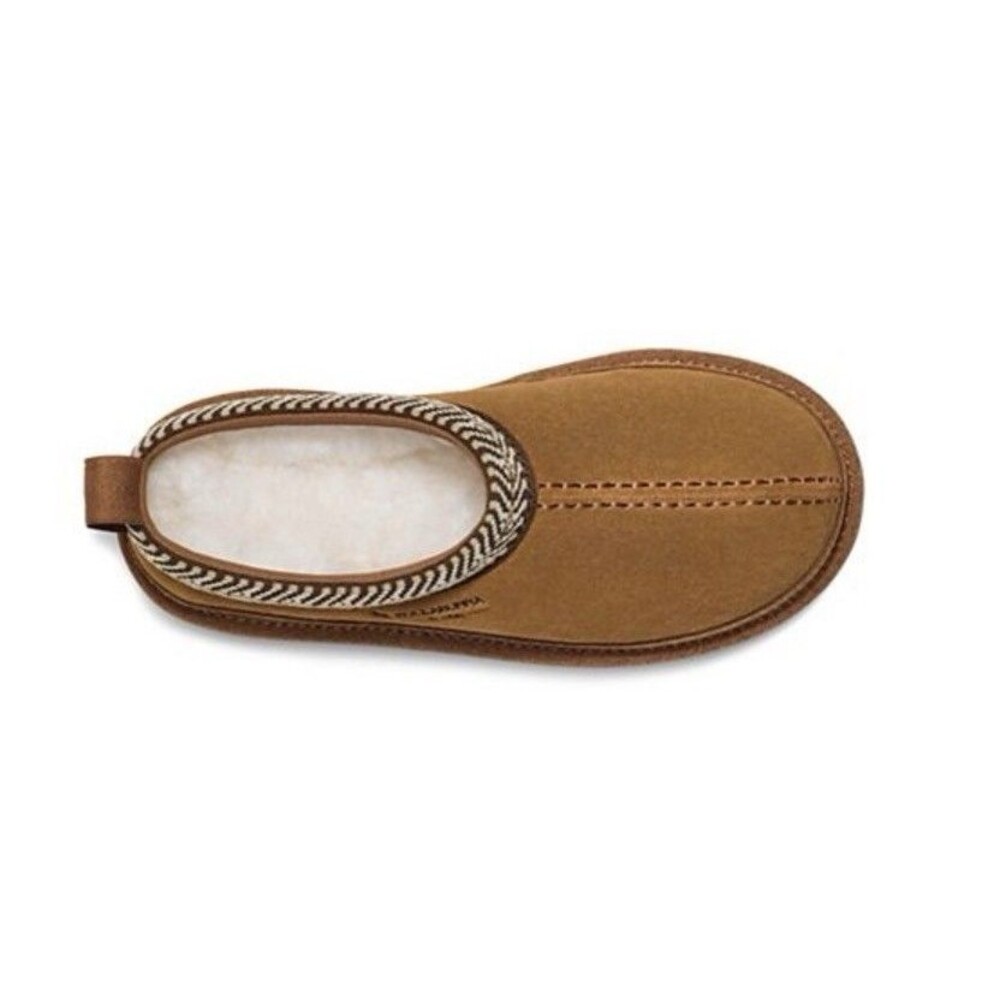 Koolaburra by UGG K Burree Slip-On/Slides, Suede, Chestnut, Girl’s Size 12 NIB - Picture 8 of 10